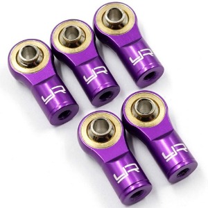 하비몬[YA-0572PP] (5개입) Aluminum Reversed Thread M3 Rod Ends - Purple (볼 M3｜로드 M3｜길이 15mm)[상품코드]YEAH RACING